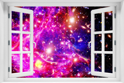 Fototapeta Naklejka Na Ścianę Okno 3D - Marvelous galaxy, nebula and stars. The elements of this image furnished by NASA.