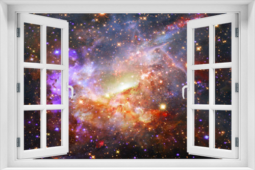 Fototapeta Naklejka Na Ścianę Okno 3D - Amazing galaxy. Stars, nebula and gas. The elements of this image furnished by NASA.