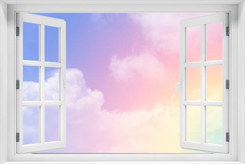 cloud background with a pastel colour