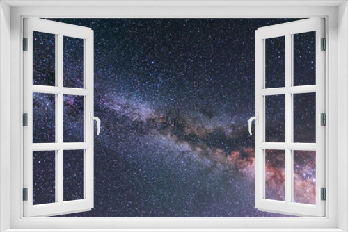 Fototapeta Naklejka Na Ścianę Okno 3D - Beautiful milky way galaxy. Space background. Astronomical photo.