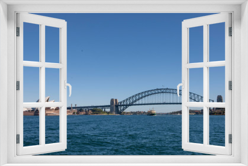 Fototapeta Naklejka Na Ścianę Okno 3D - Skyline Sydney Australia. Operahouse and bridge panorama