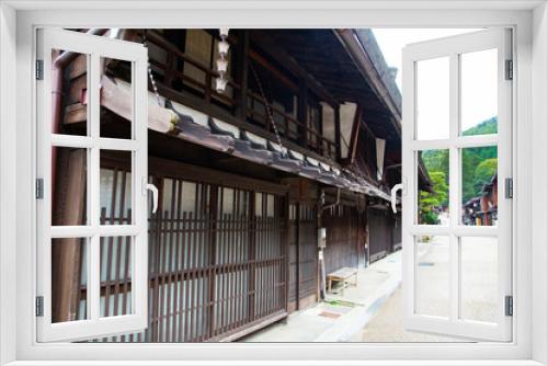 Fototapeta Naklejka Na Ścianę Okno 3D - Narai Post Town,traditional inns for any travelers from the Edo period