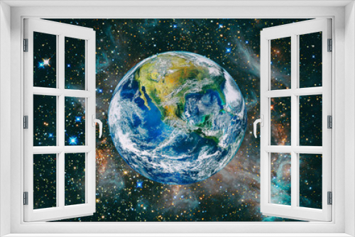 Fototapeta Naklejka Na Ścianę Okno 3D - Beautiful earth from space. The elements of this image furnished by NASA.