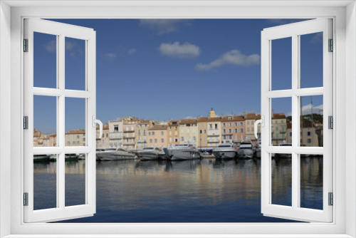 Fototapeta Naklejka Na Ścianę Okno 3D - port of saint tropez