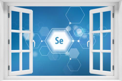 Selenium. Abstract template