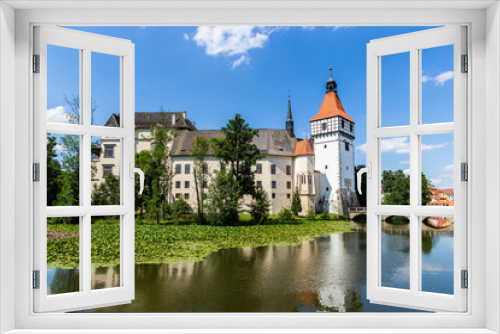 Fototapeta Naklejka Na Ścianę Okno 3D - Blatna chateau, Czech Republic