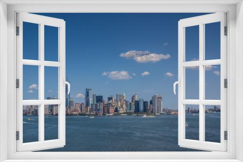 Fototapeta Naklejka Na Ścianę Okno 3D - Manhatten Skyline New York City