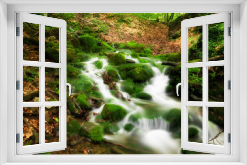 Fototapeta Naklejka Na Ścianę Okno 3D - creek in the forest