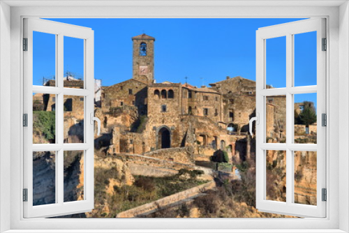 Fototapeta Naklejka Na Ścianę Okno 3D - Civita di Bagnoregio, Italy