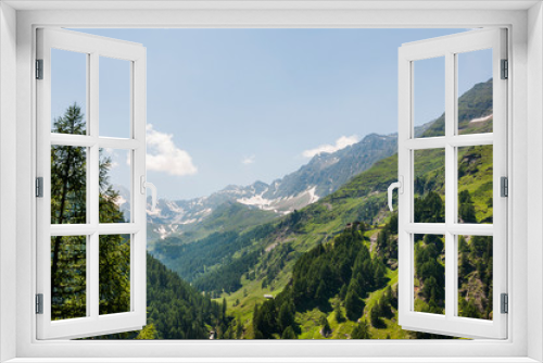 Fototapeta Naklejka Na Ścianę Okno 3D - Timmelsjoch, Hochalpenstrasse, Passstrasse, Bergstrasse, Südtirol, Berge, Gletscher, Sommer, Italien