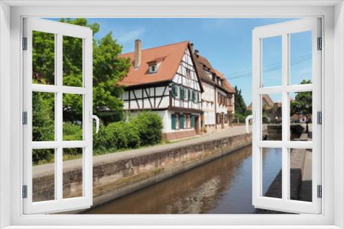 Fototapeta Naklejka Na Ścianę Okno 3D - Wissembourg - Weißenburg – Weisseburch - im Elsass - mit mittelalterlichem Stadtkern
