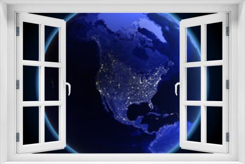 Fototapeta Naklejka Na Ścianę Okno 3D - North America