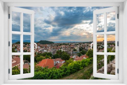 Fototapeta Naklejka Na Ścianę Okno 3D - Summer sunset over Plovdiv - european capital of culture 2019 and oldest living city in Europe, Bulgaria