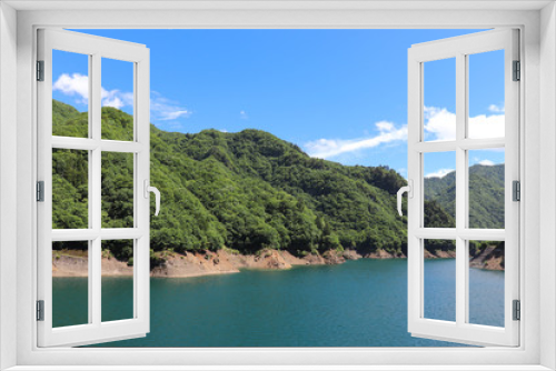 Fototapeta Naklejka Na Ścianę Okno 3D - 奥神流湖（群馬県上野村）,lake okukanna,ueno village,gunma,japan
