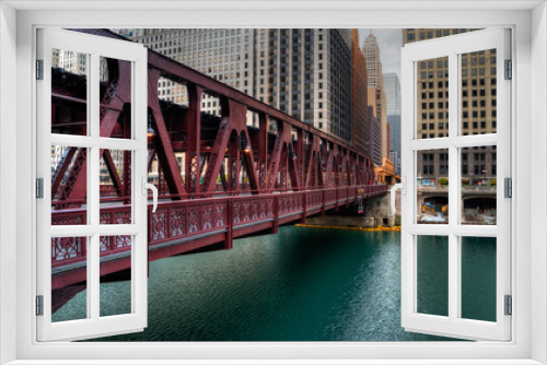 Fototapeta Naklejka Na Ścianę Okno 3D - Well Street Bridge