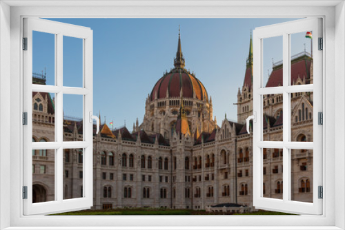 Fototapeta Naklejka Na Ścianę Okno 3D - Hungarian parliament in Budapest