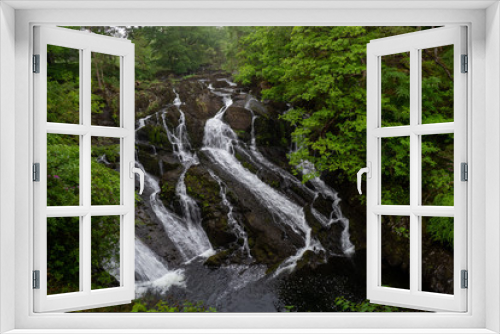 Fototapeta Naklejka Na Ścianę Okno 3D - Swallow Falls - Betws-Y-Coed, Wales