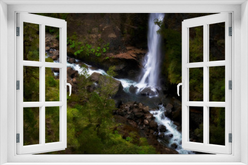 Fototapeta Naklejka Na Ścianę Okno 3D - beautiful natural landscapes of waterfalls with clean and pure waters