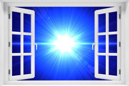 Fototapeta Naklejka Na Ścianę Okno 3D - blue light