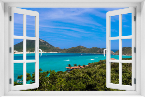Fototapeta Naklejka Na Ścianę Okno 3D - blue skyfall