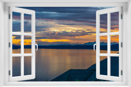 Fototapeta Naklejka Na Ścianę Okno 3D - Ocean And Clouds Sunset 2