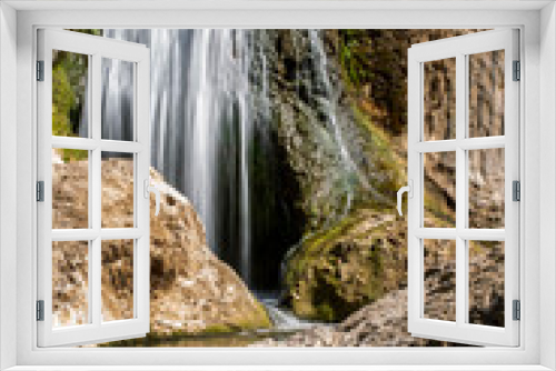 Fototapeta Naklejka Na Ścianę Okno 3D - water rock river waterfall nature canyon
