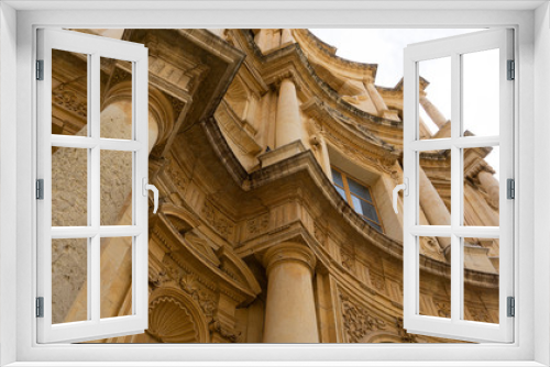 Fototapeta Naklejka Na Ścianę Okno 3D - Noto, Sycylia, Włochy, schody, katedra, 