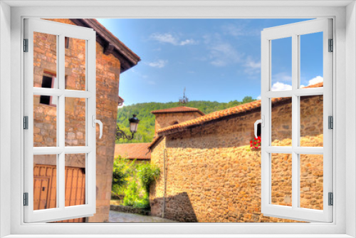 Fototapeta Naklejka Na Ścianę Okno 3D - Barcena Mayor, Cantabria, Spain