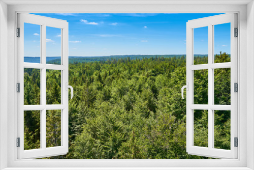Fototapeta Naklejka Na Ścianę Okno 3D - Panoramic view over Black Forest in Germany