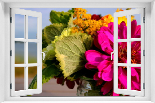 Fototapeta Naklejka Na Ścianę Okno 3D - Beautiful Bouquet I
