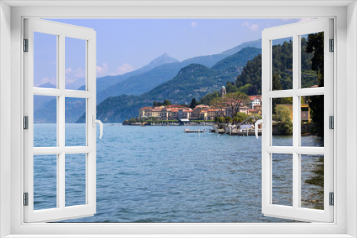 Fototapeta Naklejka Na Ścianę Okno 3D - BELLAGIO, ITALY, JUNE 19, 2019 - View of Bellagio, a small village on Como lake, Italy.