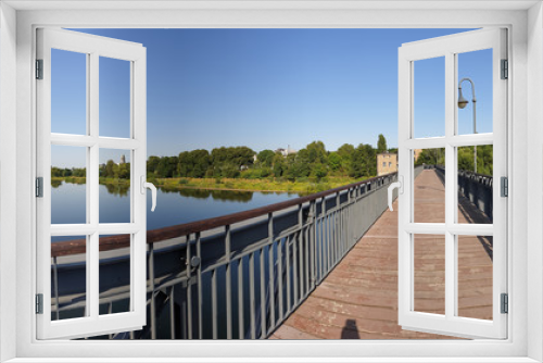 Fototapeta Naklejka Na Ścianę Okno 3D - Kassenbergbrücke in Mülheim an der Ruhr