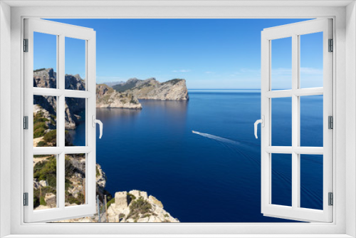 Fototapeta Naklejka Na Ścianę Okno 3D - Scenic views of the famous Cape Formentor, Mallorca