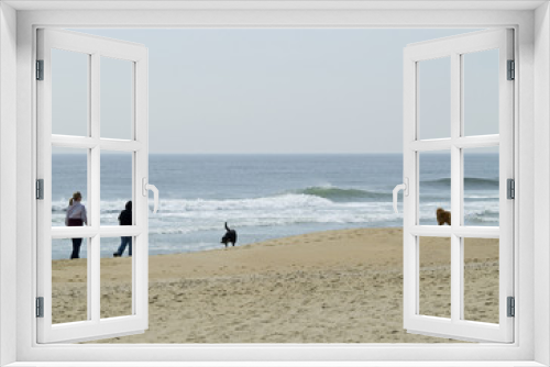Fototapeta Naklejka Na Ścianę Okno 3D - beach walk