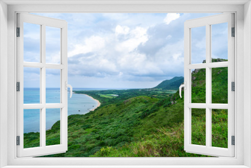 Fototapeta Naklejka Na Ścianę Okno 3D - 石垣島の平久保崎からみえる景色