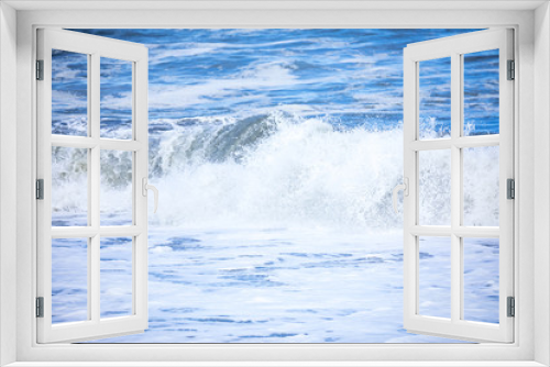 Fototapeta Naklejka Na Ścianę Okno 3D - stormy ocean scenery background