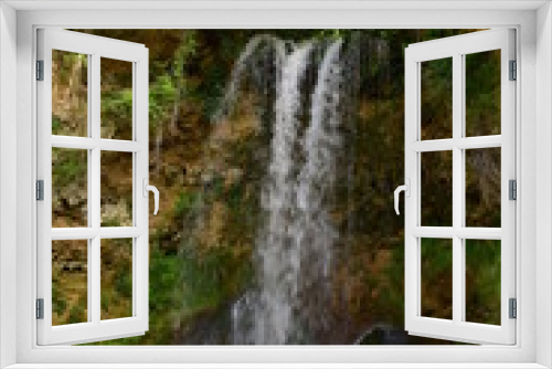 Fototapeta Naklejka Na Ścianę Okno 3D - waterfall in deep forest