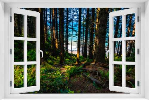Fototapeta Naklejka Na Ścianę Okno 3D - Beautiful Morning Along the Oregon Coast 