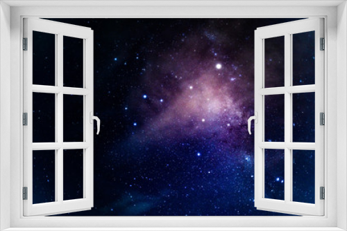 Fototapeta Naklejka Na Ścianę Okno 3D - Milky way,galaxy,cosmos on dark sky