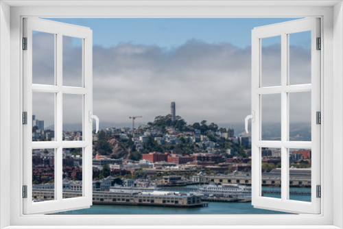 Fototapeta Naklejka Na Ścianę Okno 3D - Beautiful San Francisco vista, Northern California