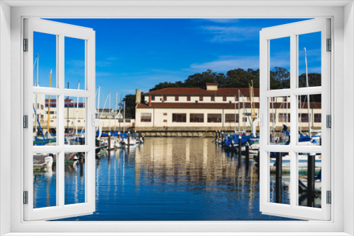 Fototapeta Naklejka Na Ścianę Okno 3D - Boats docking in San Francisco