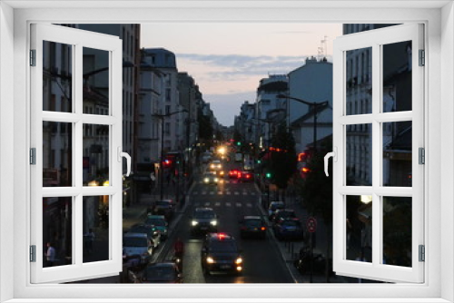 Fototapeta Naklejka Na Ścianę Okno 3D - Rue de Paris