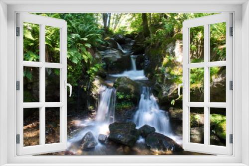 Fototapeta Naklejka Na Ścianę Okno 3D - Wasserfall in wunderschöner Natur - Schwarzwald Deutschland, Todnauberg