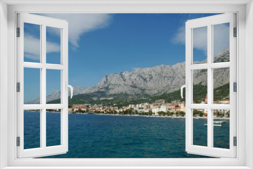 Fototapeta Naklejka Na Ścianę Okno 3D - makarska ville  croatia