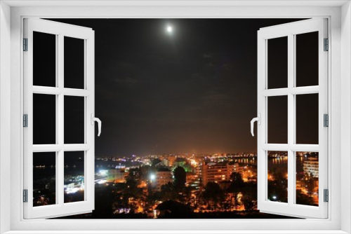 Fototapeta Naklejka Na Ścianę Okno 3D - Mamaia resort at night