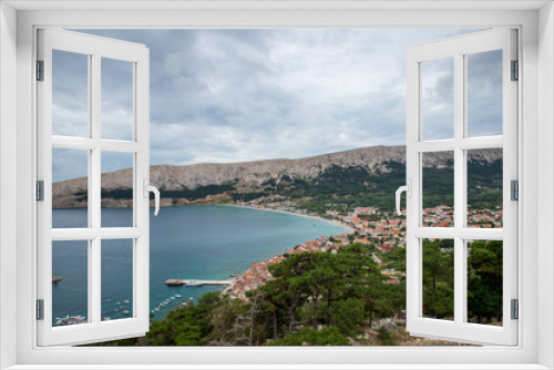 Fototapeta Naklejka Na Ścianę Okno 3D - Panoramic view to the Losinj island, Croatia