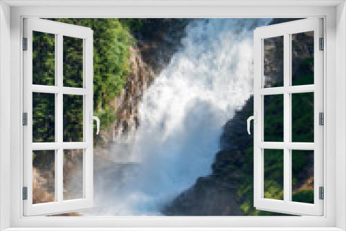 Fototapeta Naklejka Na Ścianę Okno 3D - Krimmler Wasserfälle