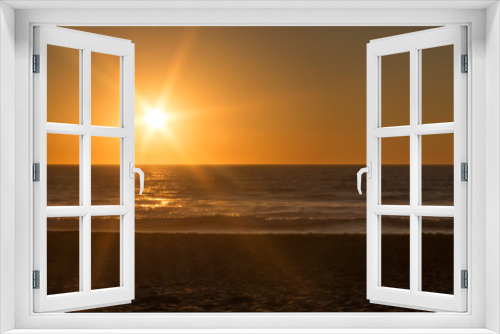 Fototapeta Naklejka Na Ścianę Okno 3D - Sunset à la plage