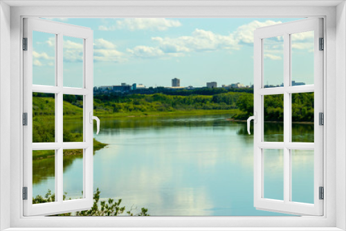 Fototapeta Naklejka Na Ścianę Okno 3D - South Saskatchewan River views