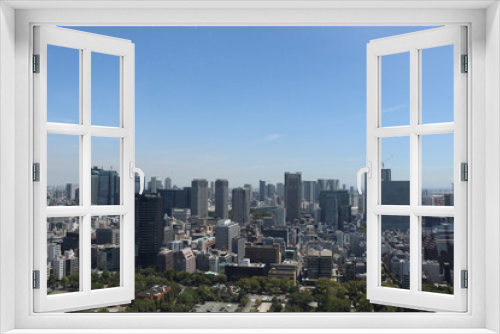 Fototapeta Naklejka Na Ścianę Okno 3D - 東京タワーのメインデッキより撮影